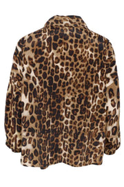 Luna Blouse | Deep Leopard | Bluse fra Black Colour