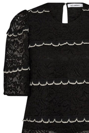 Lora Lace Blouse 35635 | Black | Bluse fra Co'couture