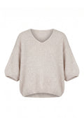 Jules Knit Blouse | Beige