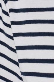 Marline Tee | Brilliant White w. Navy Blazer | T-shirt fra Freequent