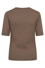 Granny SS Tee 33016 | Walnut | T-Shirt fra Co'couture