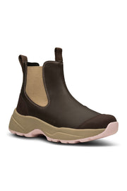 Siri Waterproof WL957 |  Chocolate/Light Lilac | Rubber Boots fra Woden