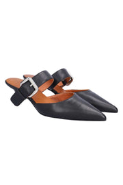 A5991 | Black Nappa | Højhælet sko fra Billi Bi