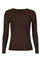 Mesh Ls Sparkle Tshirt | Dark Brown Diamond Dot | Bluse fra Liberté