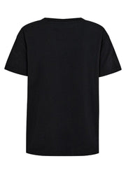 Solène O-SS Tee  | Black | T-shirt fra Mos Mosh