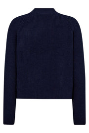 RowCC Officer Rib Knit | Navy| Strik fra Co'Couture