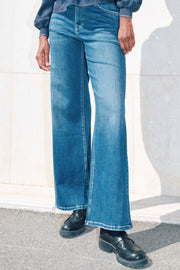 Dara Hera Jeans Long | Blue | Jeans fra Mos Mosh