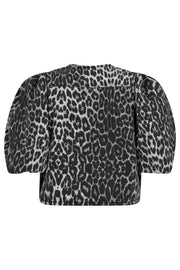 Leo Bow Blouse 35572 | Dark Grey | Skjorte fra Co'couture