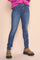 Jade Knitted Jeans | Dark Blue | Jeans fra Mos Mosh