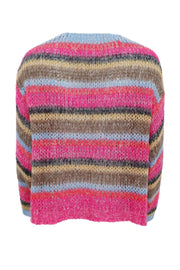 Milly Knit Cardigan | Red Multi | Strik fra Black Colour