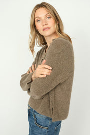 Thora Aidy Polo Knit | Falcon | Strik fra Mos Mosh