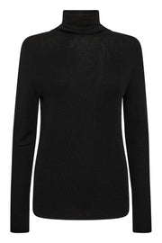 Bouch Rollneck Knit | Black | Strik fra Mos Mosh