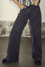 Vika Wide Seam Jeans 31185 | Black | Bukser fra Co'couture
