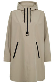 Mow Poncho 206743 | Silver Mink | Jakke fra Freequent