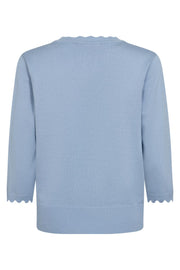 Katie Pullover 205414 | Chambray Blue | Strik fra Freequent