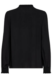 Reta Sez Blouse  | Black | Bluse fra Mos Mosh