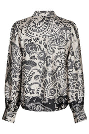 Massima Deco Paisley Blouse | Creme | Bluse fra Neo Noir