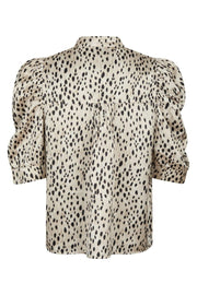 Roella Desert Dot Blouse 163451 | Ivory | Bluse fra Neo Noir