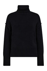 Rola Bine Rollneck Knit | Black | Strik fra Mos Mosh