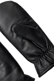 Barly Lederfäustling 39062 | Schwarz | Handschuhe von Co'couture