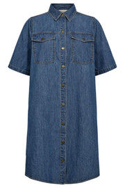 Lisea Dress 206360 | Medium Blue Denim | Kjole fra Freequent