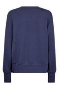 Nima O-LS Sweatshirt | Crown Blue | Bluse fra Mos Mosh