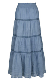 Felicia S Voile Skirt | Smoke Blue | Nederdel fra Neo Noir
