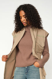 Thyra Highneck Knit | Falcon | Strik fra Mos Mosh