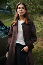 Anneli Cordmantel | Braun | Jacke von Neo Noir