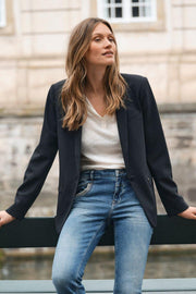 Phoebe Miley Blazer  | Black | Blazer fra Mos Mosh