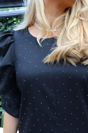 Winnie Dress | Black Diamond | Kjole fra Liberté