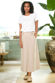 Alma Skirt 2773 | Light Sand | Nederdel fra Prepair