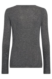 Bouch O-neck Knit  | Sharkskin | Strik fra Mos Mosh