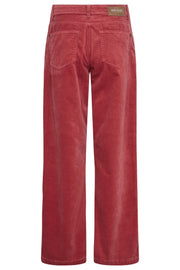 Dara Corduroy Pant Long | Garnet | Bukser fra Mos Mosh