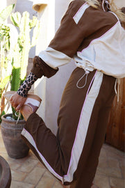 Eva Track Jacket | Mocca Ivory | Bluse fra Liberté