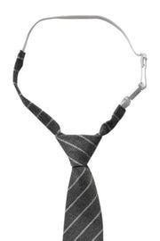 Nila Stripe Tie 39050 | Mid Grey | Slips fra Co'couture