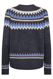 Mayfair Pullover 204655 | Vintage Indigo M w Wedgewood M | Strik fra Freequent