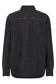 Natalie Denim Shirt | Grey | Skjorte fra Mos Mosh