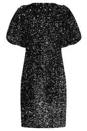 Serena Sequin Dress | Black | Kjole fra Co'couture