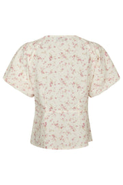 Irina Print Blouse | Dusty Rose | Bluse fra Neo Noir