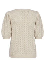 Clarry Pullover 206465 | Sand Melange | Strik fra Freequent