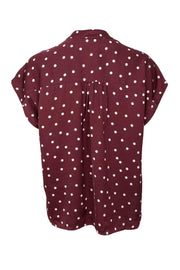 Valery Ss Blouse | Plum | Bluse fra Black Colour