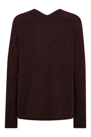Thora V-Neck Knit | Fudge | Strik fra Mos Mosh