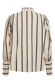 Tessie Stripe Puff Shirt | MarciBlack | Skjorte fra Co'couture