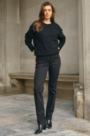 Carla Naomi Deluxe Jeans 32' | Black | Jeans fra Mos Mosh