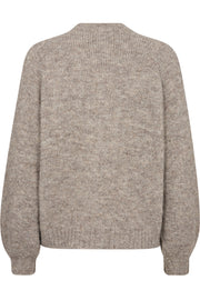 Louisa Cardigan 204845 | Desert Taupe Melange | Cardigan fra Freequent