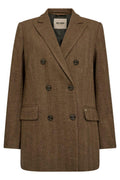 Malie Gabby Blazer | True Camel | Blazer fra Mos Mosh – nedsat