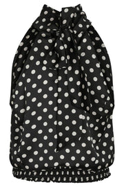 Jos Dot Top | Black | Bluse fra Neo Noir