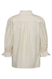 Cassandra SS Blouse 35556 | Off white | Skjorte fra Co'couture