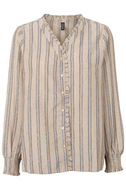 Michelle Blouse 2795 | Sand | Bluse fra Prepair